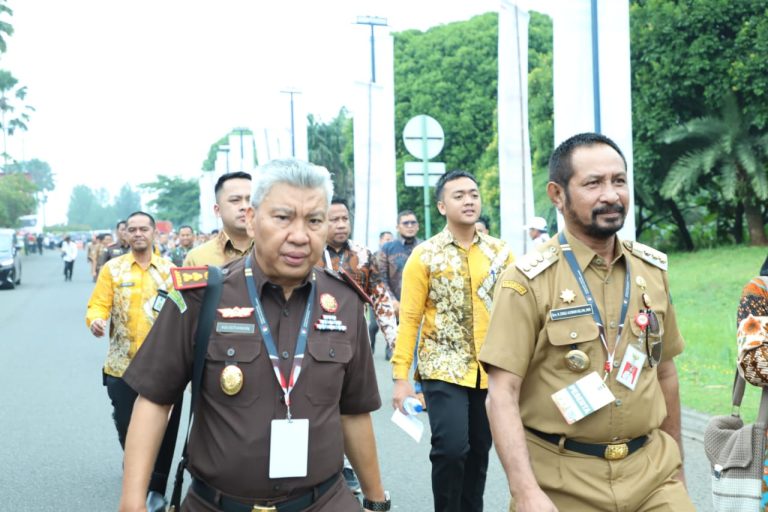 PJ. BUPATI HSU ZAKLY ASSWAN HADIRI RAKORNAS PEMERINTAH PUSAT DAN PEMDA 2024